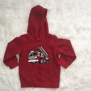 Jumping Beans fire truck pullover